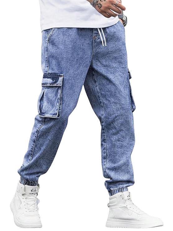 Lymio Men Jeans || Jeans for Men || Cargo Jeans (09-10)