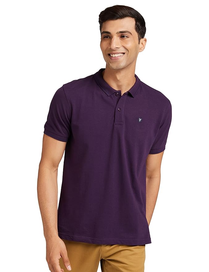 Van Heusen Men’s Solid Polo T Shirt