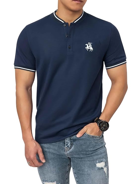 Lymio Men T-Shirt || Regular Fit T-Shirt for Men || Plain T Shirt || T-Shirt (Polo-06-10)