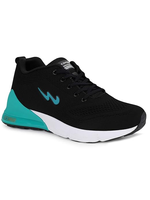 Campus North Plus Sports Running Walking Gym Shoes for Men | Comfortable Shoes for Men with Vamp Upper for Airflow | Stylish Lace-Up Closure | Men's Shoes with Air Capsule Unit