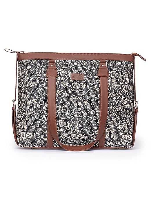 ZOUK Vegan Leather Women's Office Bag for 15.6 inch Laptop, MacBook