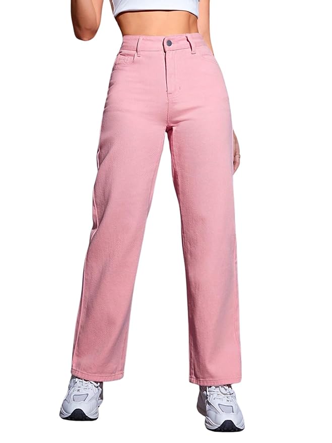GRECIILOOKS Women COTTON DENIM Casual Regular Fit Jeans