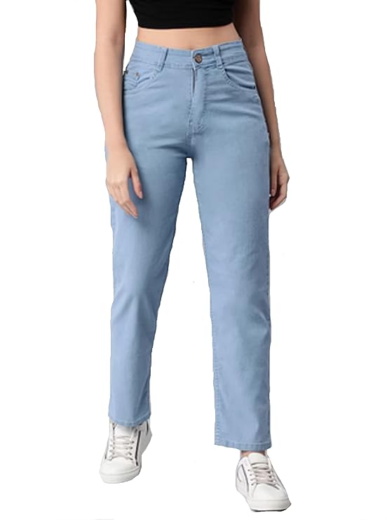 ADBUCKS Women Denim Straight Fit Jeans