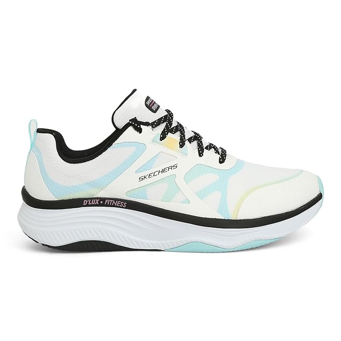 Skechers-Womens-D'LUX FITNESS-BRIGHT-Sneakers