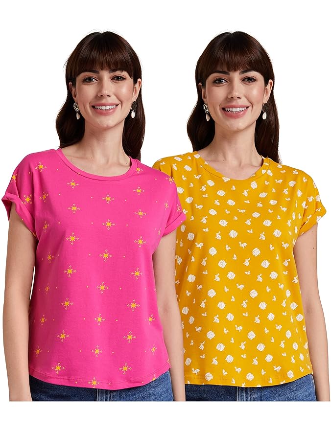 Amazon Brand – Myx Loose Fit T-Shirt/ Tops For Women