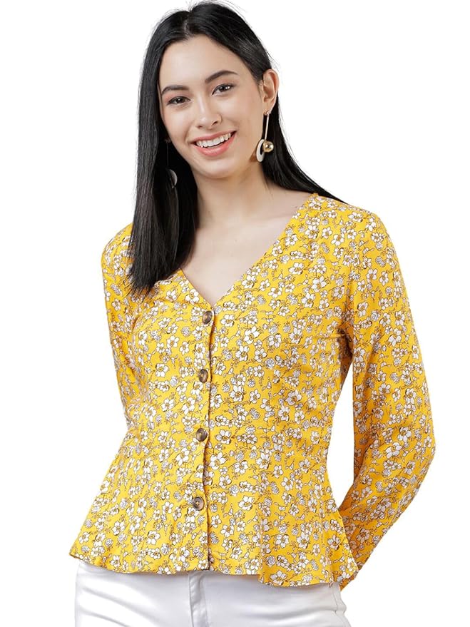 rytras Women's Regular Fit Tunic Shirt