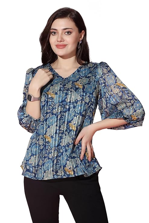 Fashion Dream Women’s Georgette Regular Fit Top