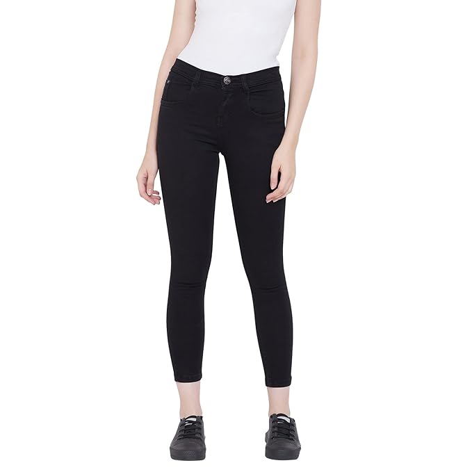 Nifty Women’s Cotton Blend Stretchable Mid Rise Jeans