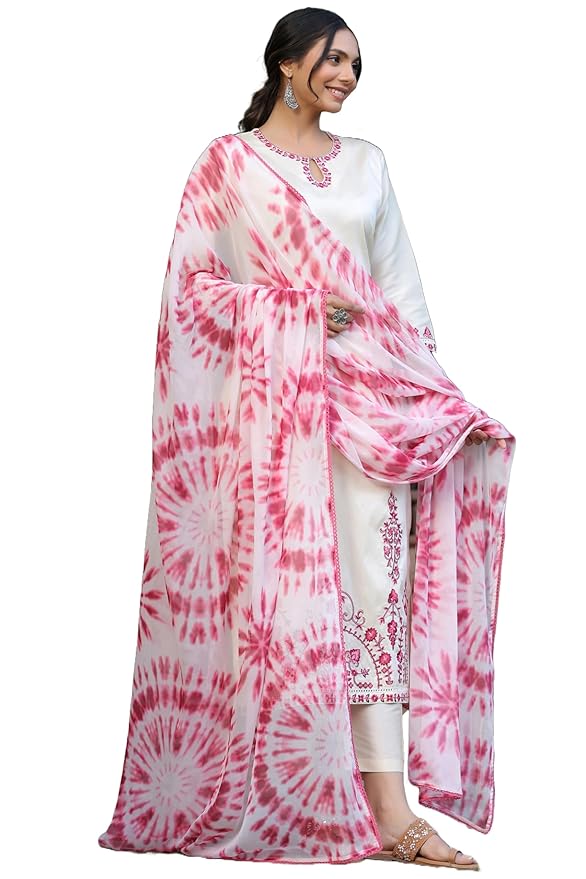 GoSriKi Women's Kurta with Pant & Dupatta