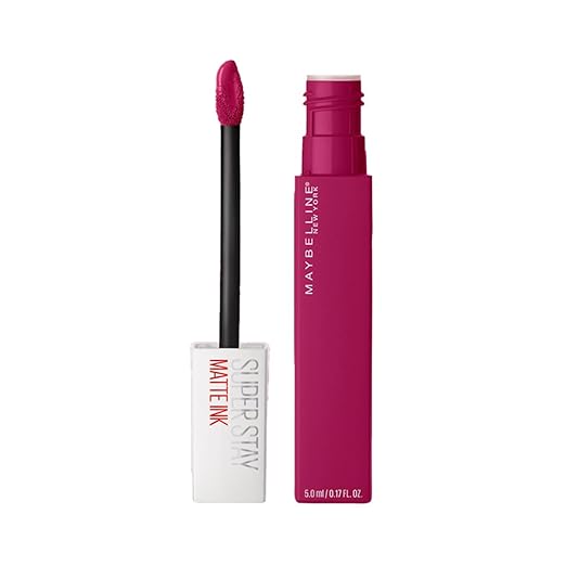Maybelline New York Liquid Matte Lipstick, Long Lasting, 16hr Wear, Superstay Matte Ink, Artist, 5ml