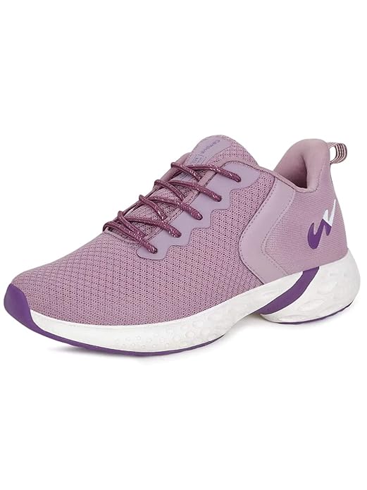Campus Alice Running Shoes for Women | Walking and Running Shoes with Breathable Mesh Upper | Lace-Up Sports Shoes for Women | Thick Cushioned Outsole for Extra Comfort | Memory Foam Insole
