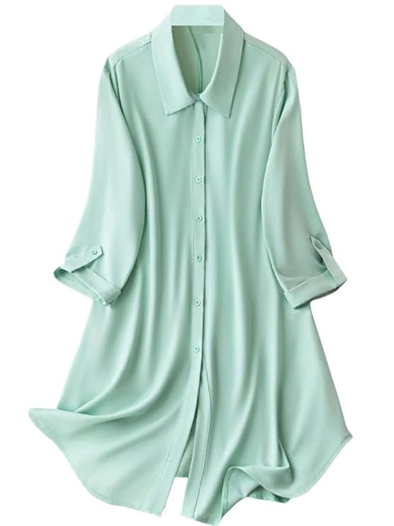 Leriya Fashion Western Dress || Rayon Solid Button Front Shirt Dress for Women || Roll Tab Sleeve & Collared Neck Flared Dress || Office || Summer Short Dresses for Women.