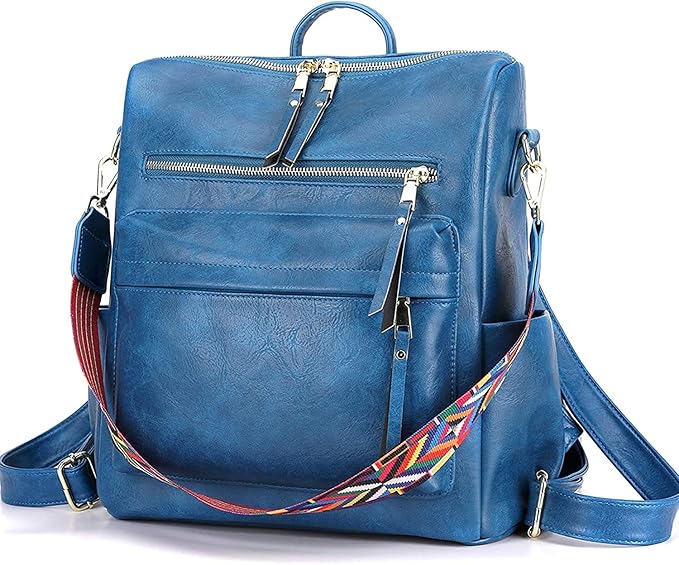 ProArch Stylish Suede Leather Anti Theft Women’s Fashion Backpack | Sling | Shoulder | Handbag | Ladies Purse | College Bag for Girls | Crossbody | Casual | Daypack