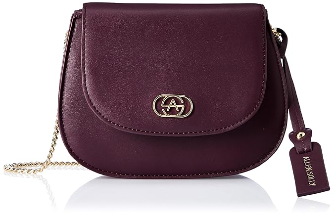 Allen Solly Women Burgundy colour Sling Bag_AHBGFRGBS02396 Size-19 * 6.5 * 15cm