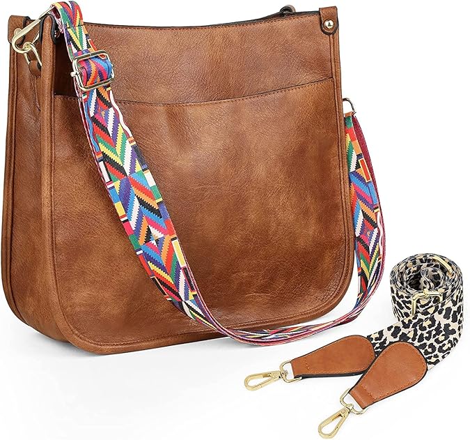 INOVERA (LABEL) Inovera Faux Leather Women’s Hobo Handbag Ladies Crossbody Shoulder Bags Purse,