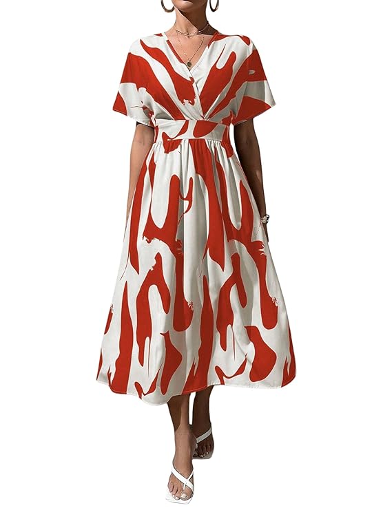 Leriya Fashion Midi Dress for Women | One Piece Dress for Women | Beach Dress for Women