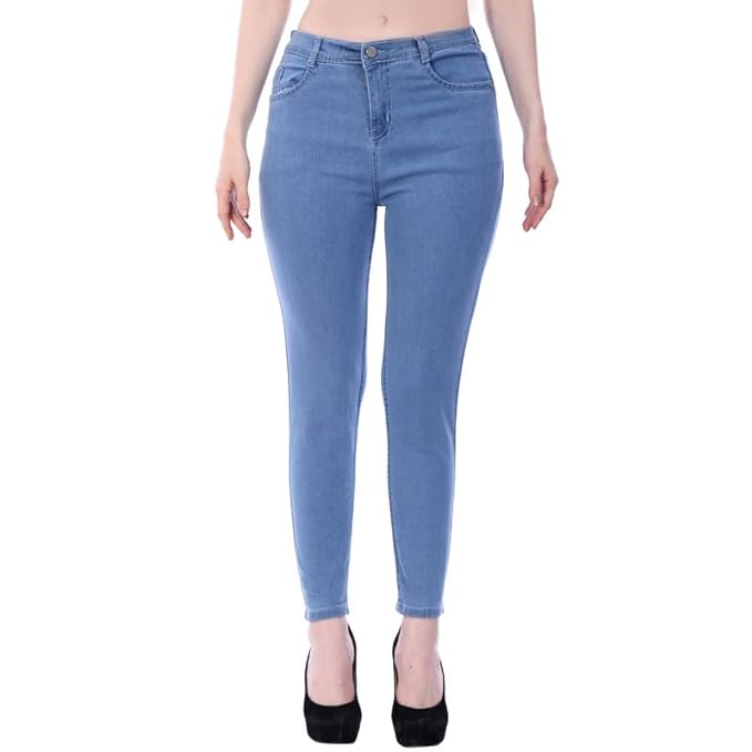 Ac Creation Classic Denim Women's Slim Fit Jeans for Effortless Style