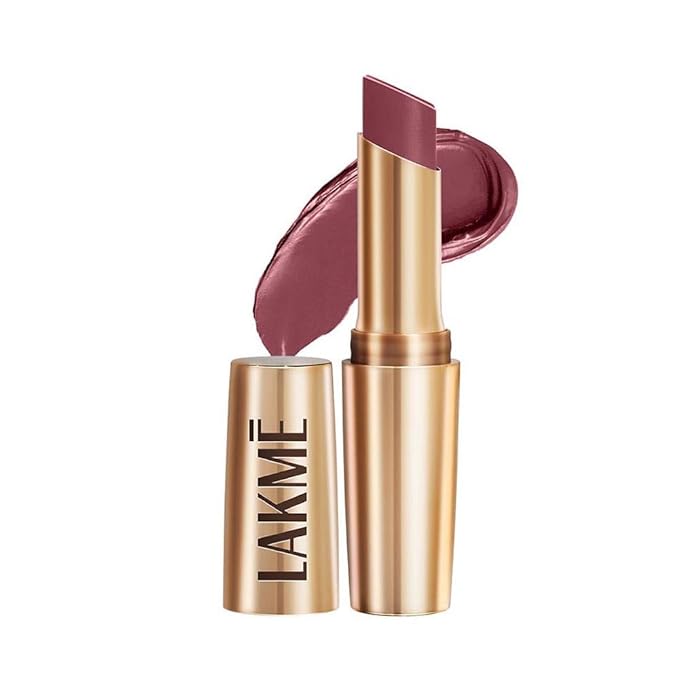 Lakme 9 To 5 Primer + Matte Lipstick, Matte Finish, Lightweight Lipstick, Lasts For 16Hrs, Nourishes Lips & Great For Daily Use, Burgundy Passion, 3.6g