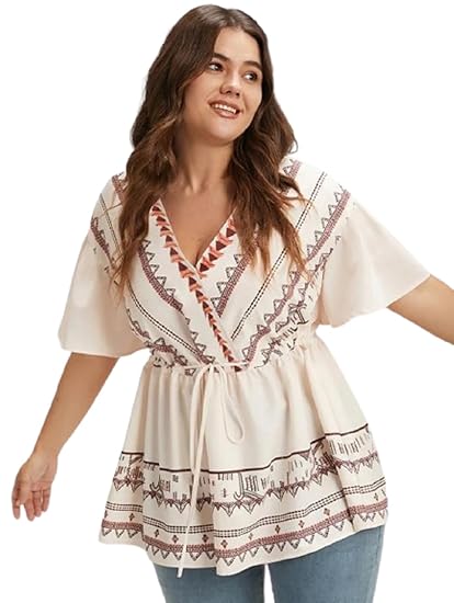 womens rayon printed top