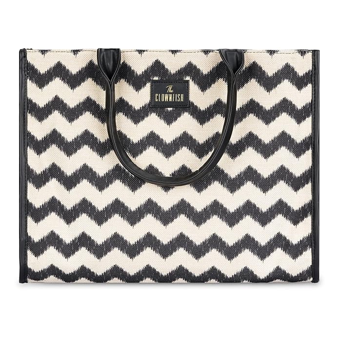 THE CLOWNFISH Multipurpose Handbag For Women Laptop Bag Box Bag Tote Office Bag Shoulder Bag for Ladies College Girls