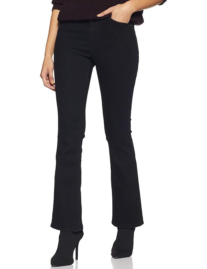 AKA CHIC Women Boot Cut High Rise Stretchable Denim Jeans