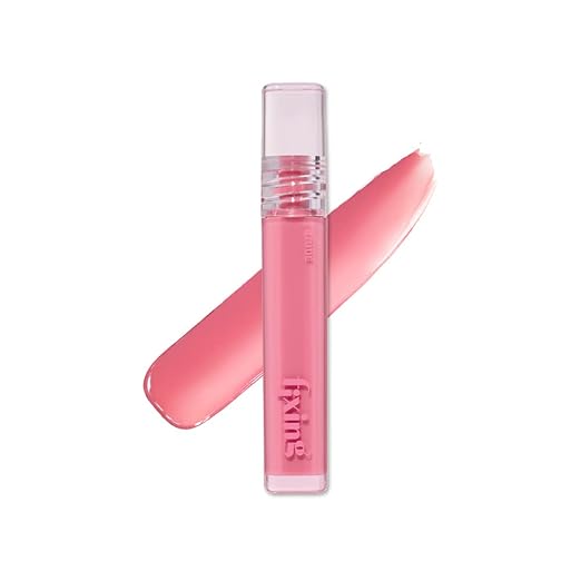ETUDE Glow Fixing Tint for Plump & Fuller Lips| Non-Sticky, Moisturising, Vegan Gloss| Shade-02 Mellow Pink, 3.8g