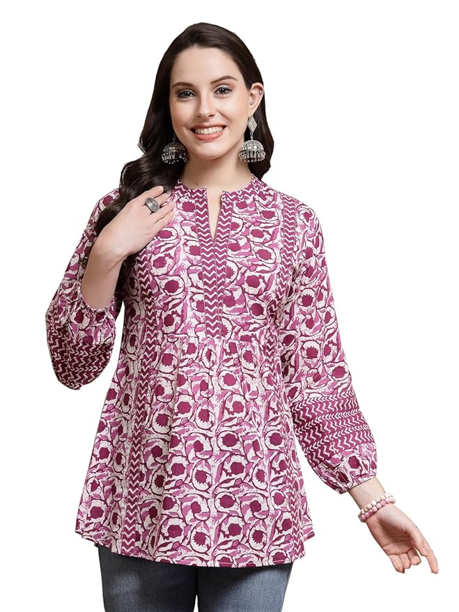 Stylum Women’s Floral Printed Cotton Top