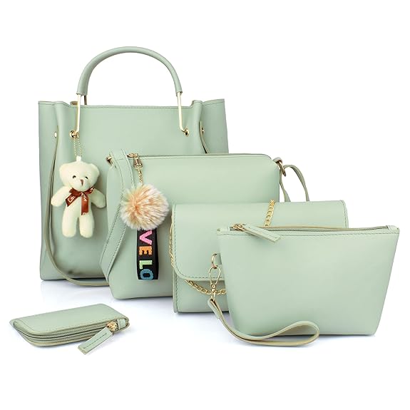 Mammon Women's Girls Handbags Combo (set of 5)