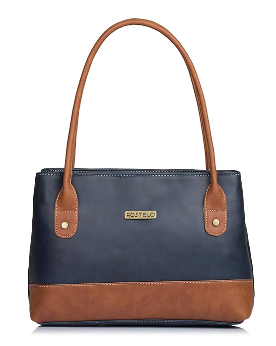 Fostelo Women's Vegan Leather Zara Handbags Shoulder Hobo Bag Ladies Purse (Medium)
