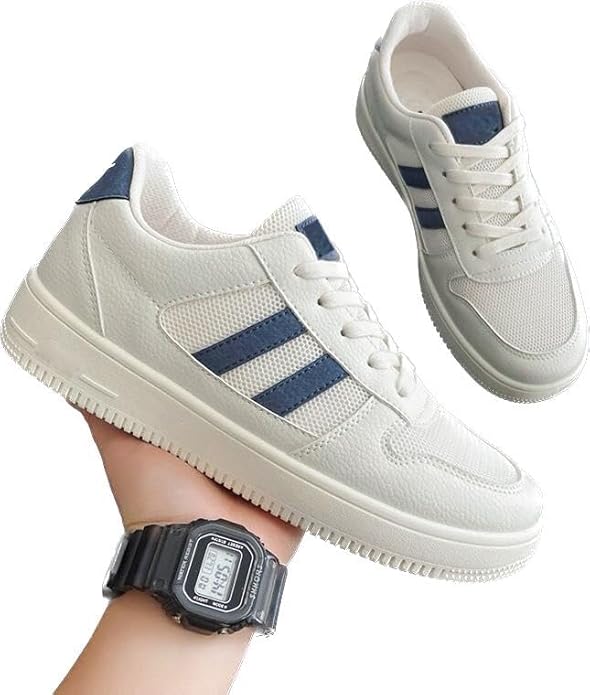 DIGITUS CRUCIS Women’s Sneakers Comfort, Perfect Light Weight Casual White Shoes for Women & Girls