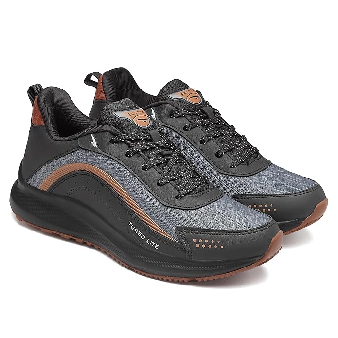ASIAN Men BOSS-01 Running and Casual Wear Running Shoes with Laces, Lightweight and Comfortable Shoes for Men & Boys, Ideal for Sports, Gym, Walking, and Daily Use