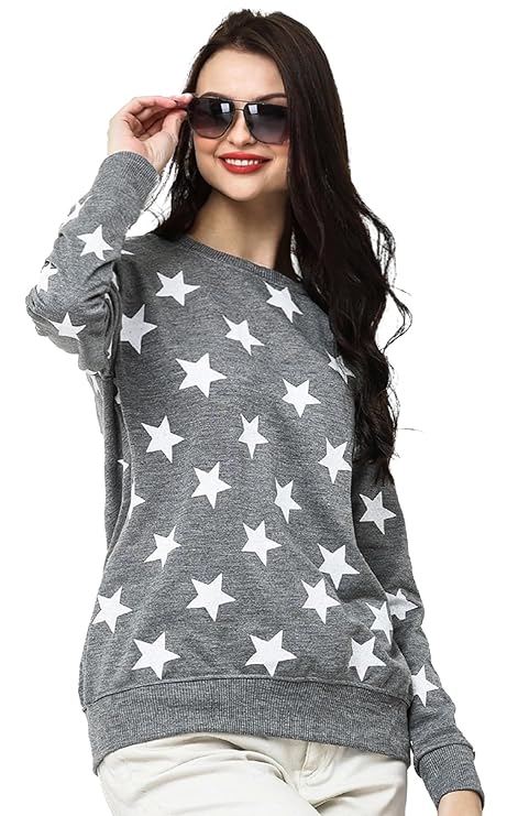 LEOTUDE Women’s Knit Regular Fit Hooded Sweatshirt