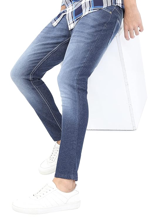 KETCH Men Tapered Fit Mid-Rise Jeans