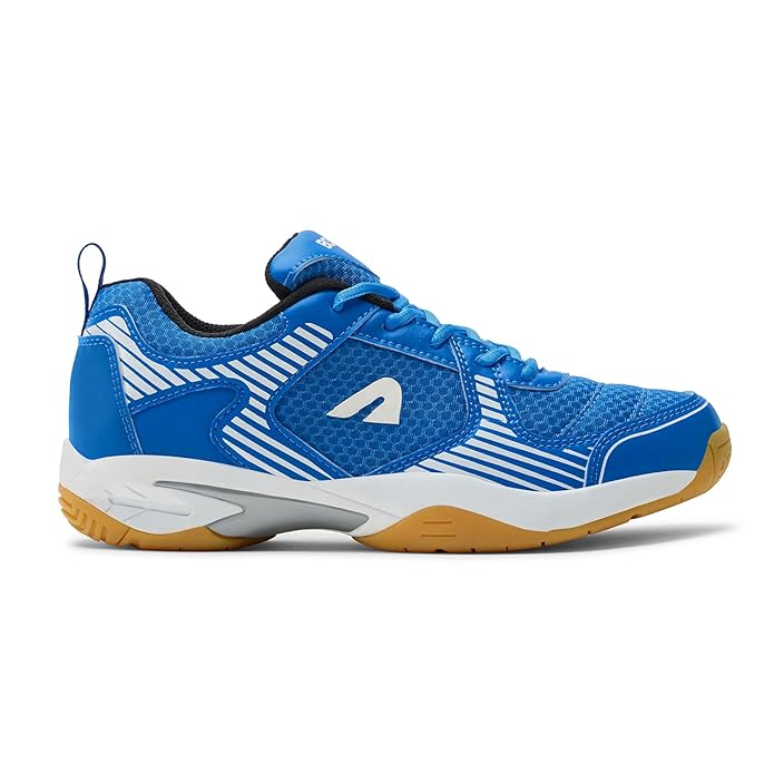 Boldfit Badminton Shoes Shuttle Badminton Shoes Men Non Marking Shoes for Badminton Men Badminton Shoes Non Marking Shoes for Badminton Men Anti Skid Breathable Badminton Shoes for Men Blue