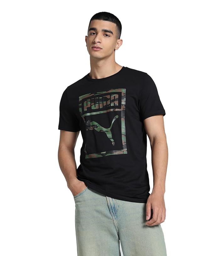 Puma Men’s Graphic Print Classic Fit T-Shirt