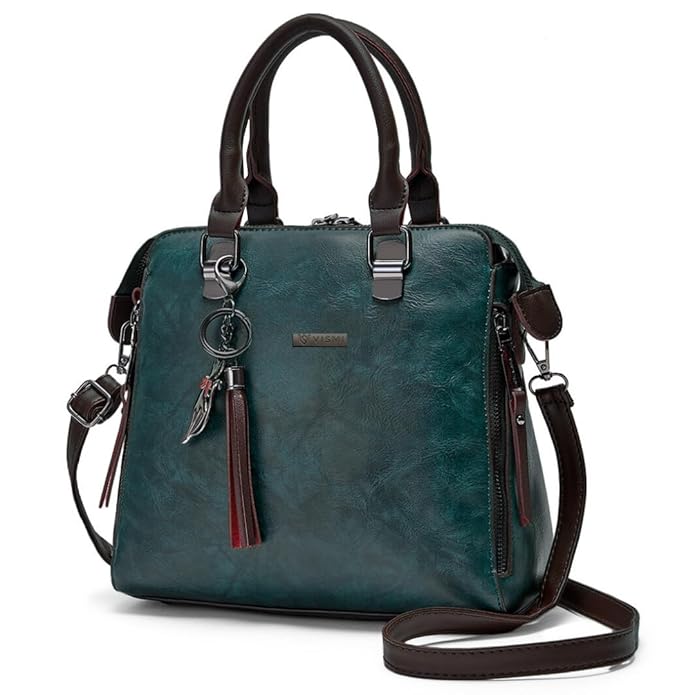 VISMIINTREND Stylish Leather Small Handbag Box Satchel Shoulder Sling Bags for Women | Ladies Purse | Travel | Work Bag | Office | Birthday | Anniversary | Gift | Wife | Mother | Wedding Gifts