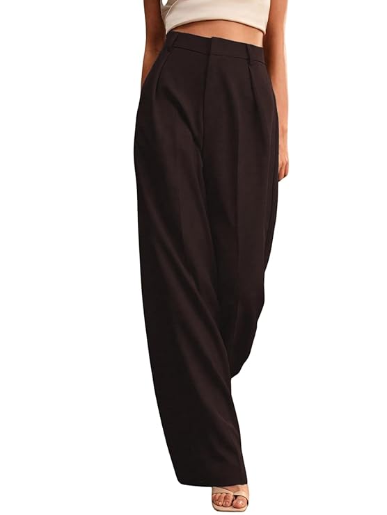 GRECIILOOKS Trousers for Women HIGH Waist | Trousers for Woman | Women Trousers | Women Trousers Pants