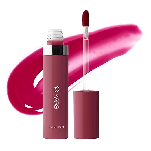 MARS Drip Lip Mist for Women (4.5 ml) (08-Plum Drip) | Dual Function | Buildable Color | Glossy Finish | Long-Lasting | Hydration | Light-Weight Formula | Non-Patchy Reapplication