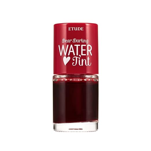 ETUDE Dear Darling Water Gel Luminous Lip & Cheek Tint| Long Lasting, Waterproof, Smudgeproof |Korean Makeup|Shade-02,Cherry-9Gm