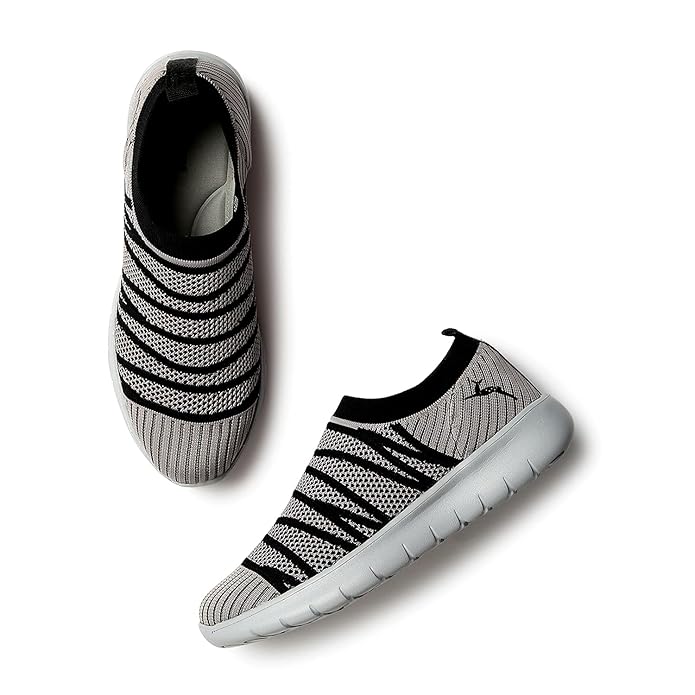 Marc Loire Women’s Lightweight Athleisure Knitted Active Wear Slip-On Sneaker Shoes for Sports, Athletics and Walking
