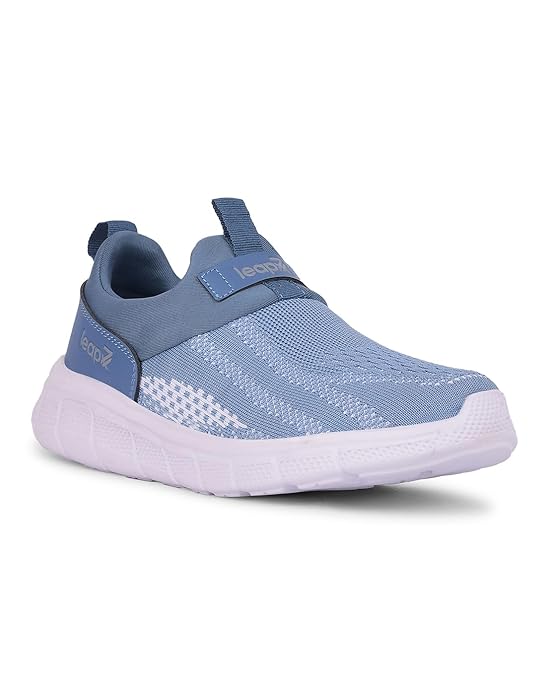Liberty LEAP7X BOSTER-L2E Sports Shoes for Women with Knitted Upper | EVA Sole, Slip-on Style| Memory Foam Insole | Comfortable Footbed | Walking, Gym & Outdoor Wear