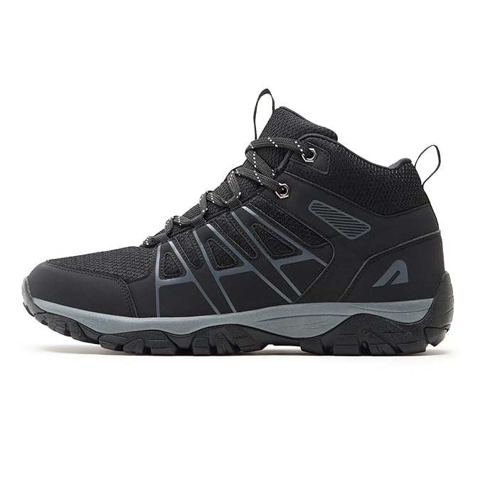 Boldfit Trekking Shoes for Men Hiking Shoes for Men for Outdoor High Neck Shoes for Men Anti Skid Boot Shoes for Men for Hiking, Trekking Shoes Men Water Repellent Tracking Shoes for Men