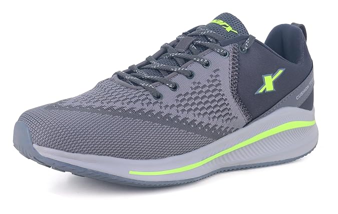 SPARX Mens SM 678 | Enhanced Durability & Soft Cushion | Grey Running Shoe – 9 UK (SM 678)
