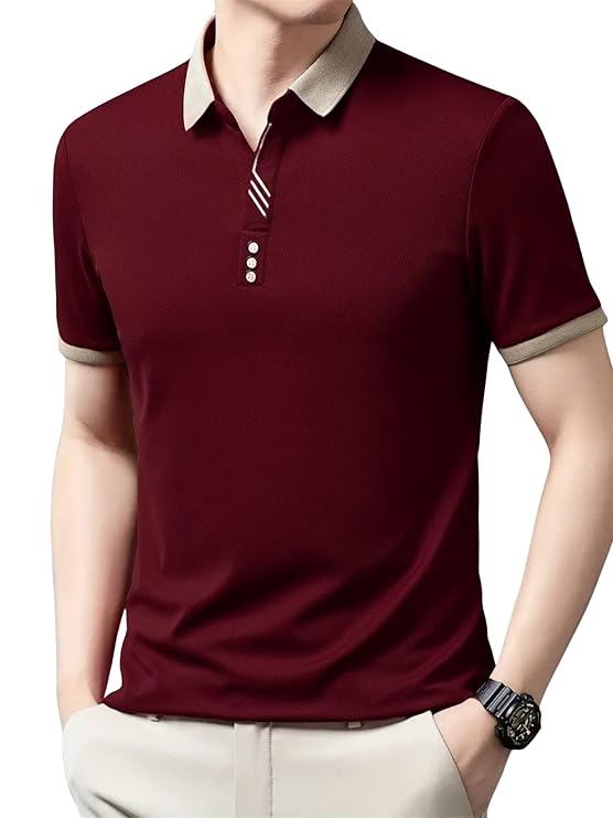 Lymio Men T-Shirt || T-Shirt for Men || Polo T Shirt || T-Shirt (Polo-55-58)
