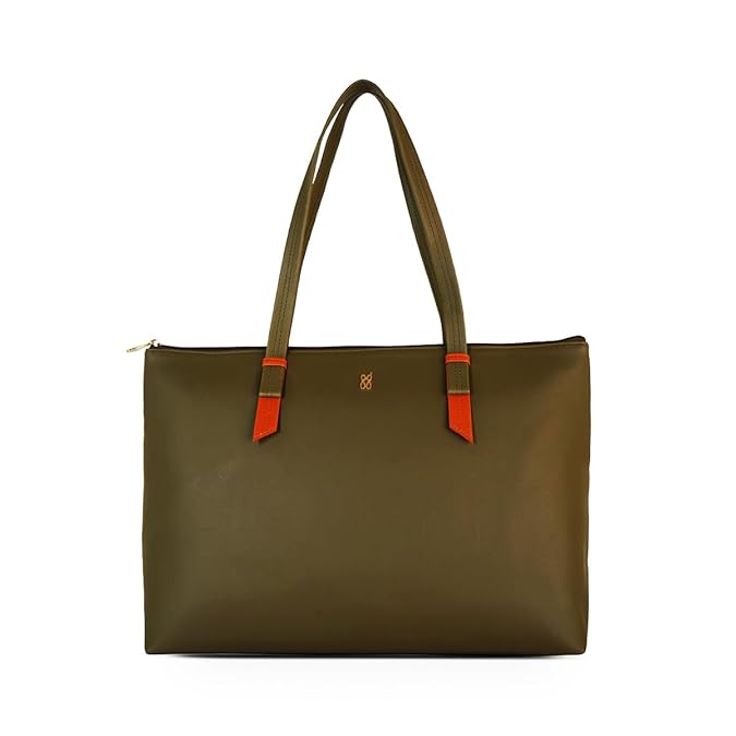 Baggit Womens Lxe Rotate 3T5 Tote Bag- Green