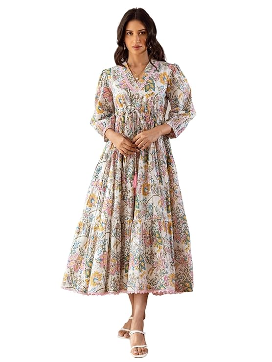 GRECIILOOKS Dress for Women Stylish | One Piece Dress for Women Long | Women Dress | Long Dress for Women | Maxi Dress for Women