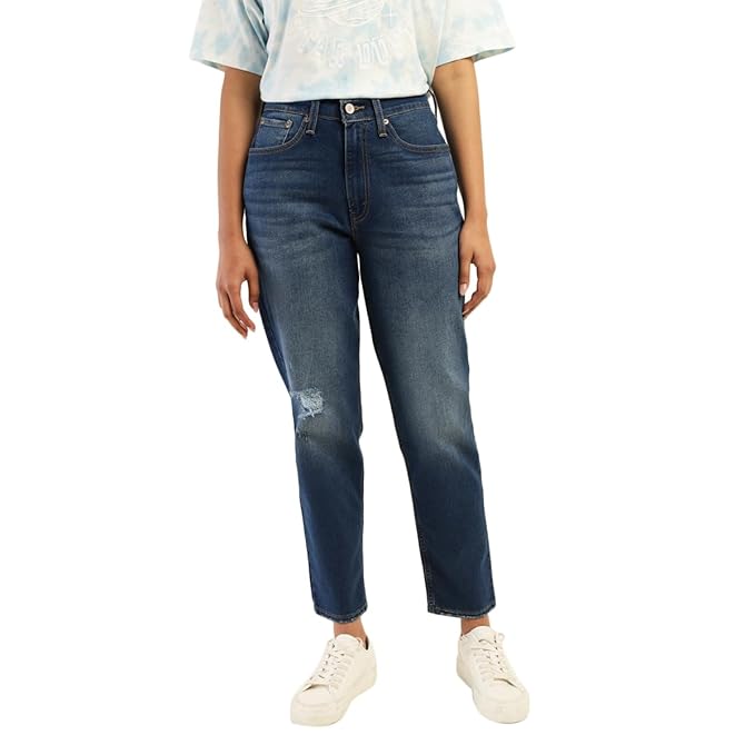 Levi’s Women’s Mid Rise 80s Mom Tapered Jeans