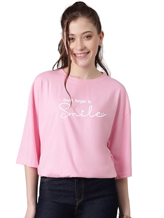 KOTTY Women’s Printed T-Shirt | Soft Cotton | Fresh & Feminine Daily Look