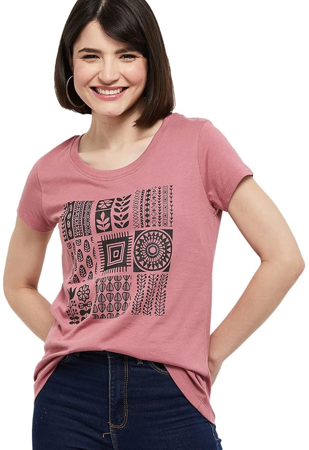 Max Regular Fit T-Shirt For Women ( Cotton )