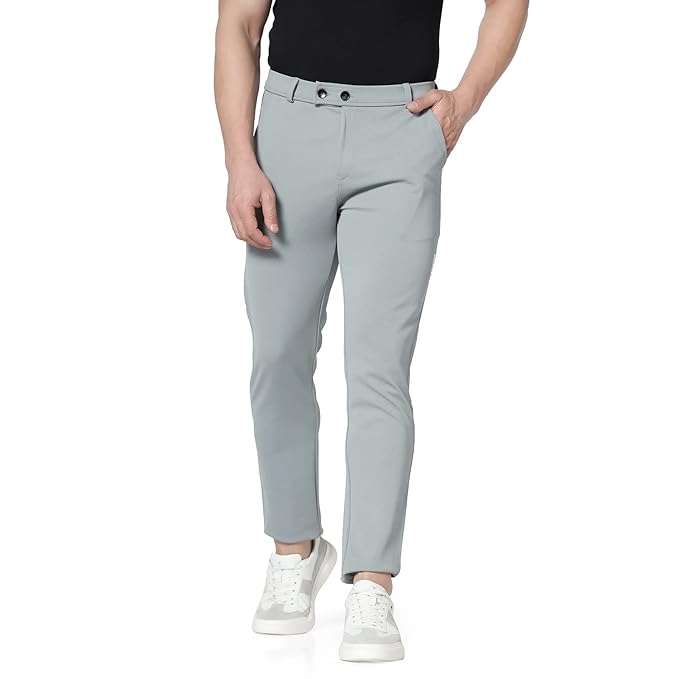 TOPLOT Men’s Formal Trousers || Slim Fit Men’s Wear Trousers || Stretchable Formal Pant Trousers || Trouser for Men